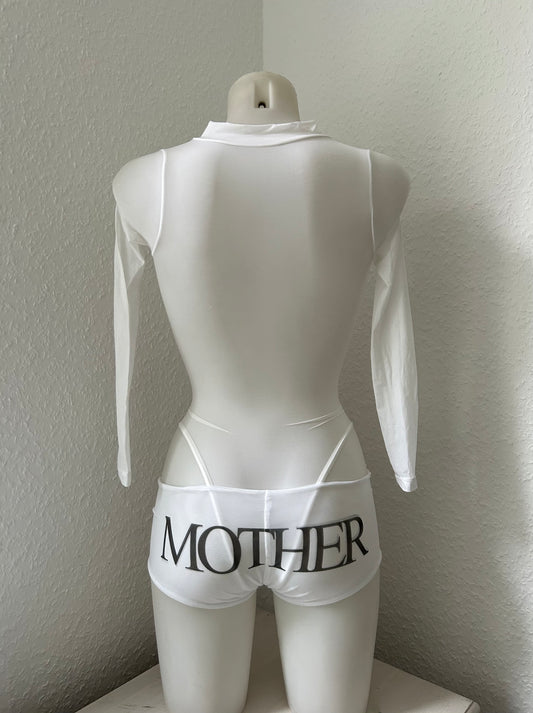 Mother Shorts white Ex-Myszka