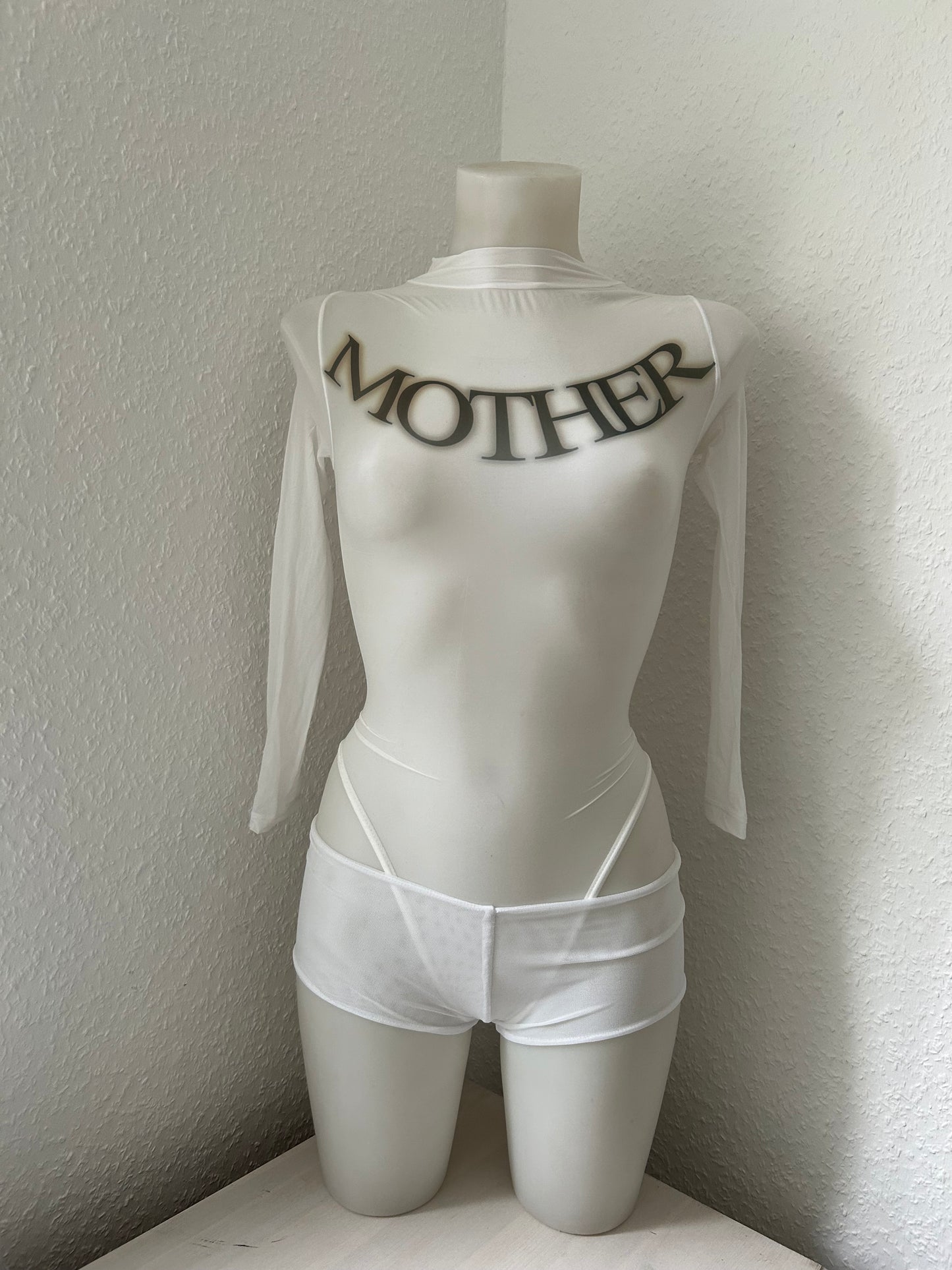 Mother Shorts white Ex-Myszka